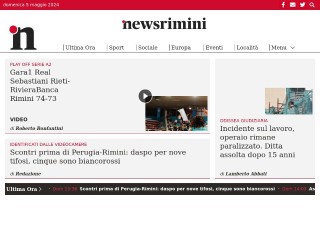 Screenshot sito: Newsrimini.it