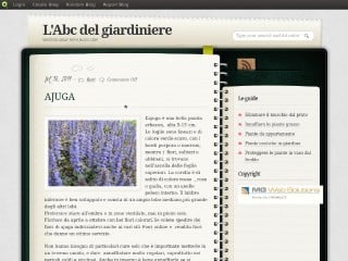 Screenshot sito: ABC del Giardiniere