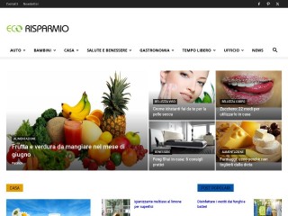 Screenshot sito: Eco-Risparmio.it