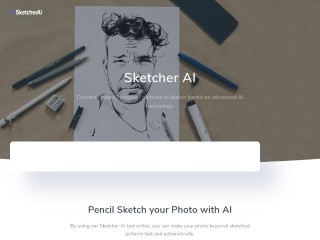 Screenshot sito: Sketcher AI