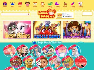 Screenshot sito: GameBaby