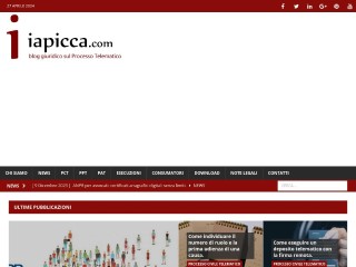 Screenshot sito: Iapicca.com