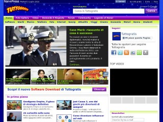 Screenshot sito: Tuttogratis