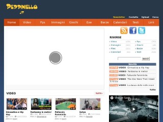 Screenshot sito: Peppiniello.it