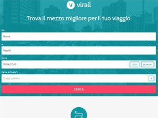 Screenshot sito: virail