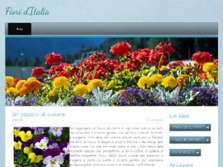 Screenshot sito: Fioriditalia