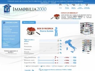 Screenshot sito: Immobilia2000
