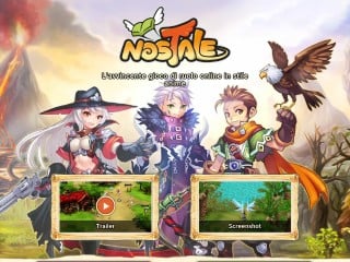 Screenshot sito: NosTale