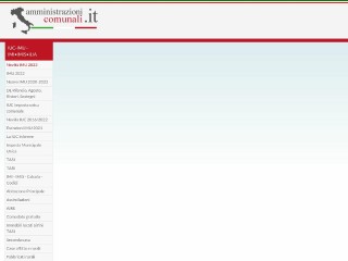 Screenshot sito: Amministrazionicomunali.it