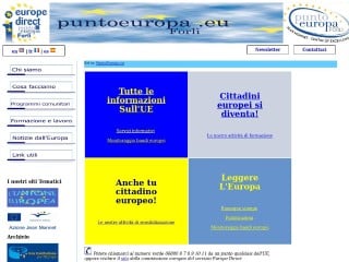 Screenshot sito: Punto Europa