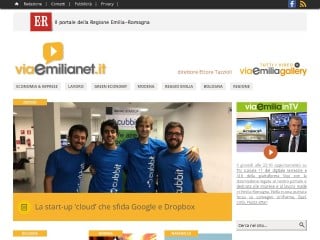 Screenshot sito: Viaemilianet.it