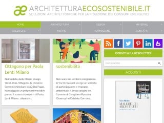 Screenshot sito: Architettura Ecosostenibile
