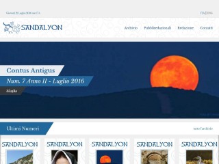 Screenshot sito: Sandalyon