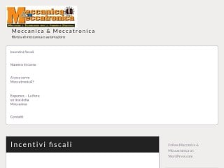 Screenshot sito: Meccatronica Good News