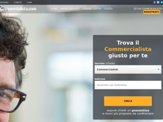 Screenshot sito: Commercialista.com