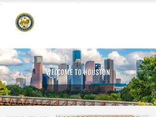 Screenshot sito: Houstontx.gov