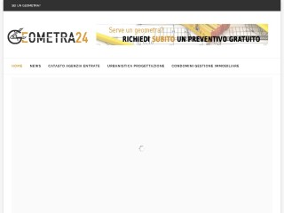 Screenshot sito: Geometra24.it