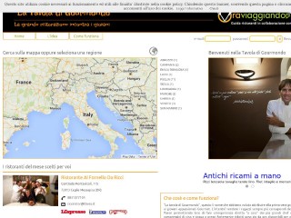 Screenshot sito: La Tavola di Gourmondo