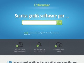 Screenshot sito: Forumer.it