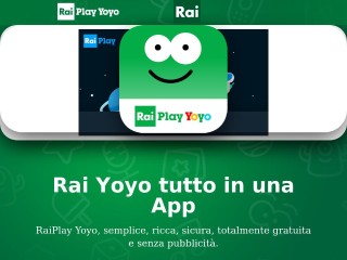 Screenshot sito: Rai Yoyo