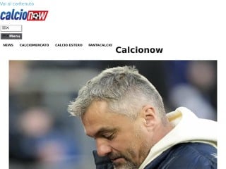 Screenshot sito: Calcionow.it