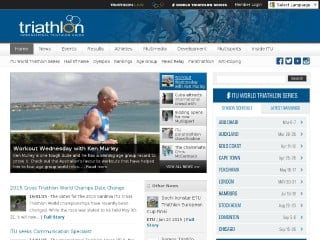 Screenshot sito: Triathlon.org