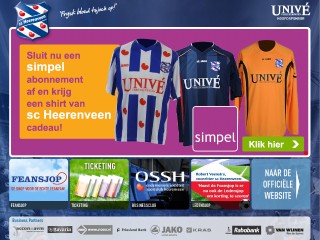 Screenshot sito: Heerenveen