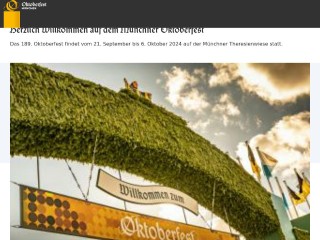 Screenshot sito: OktoberFest