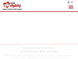 Screenshot sito: EtnaMam
