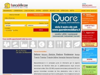 Screenshot sito: Banca delle Case