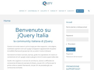 Screenshot sito: Jqueryitalia.org