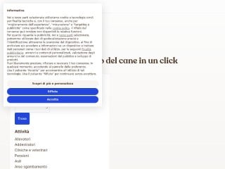 Screenshot sito: Cani.com