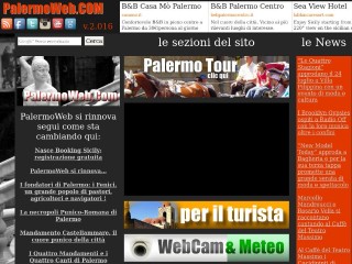 Screenshot sito: Palermoweb