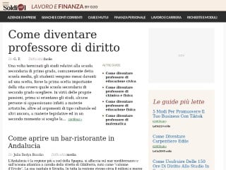 Screenshot sito: Lavoroefinanza.it