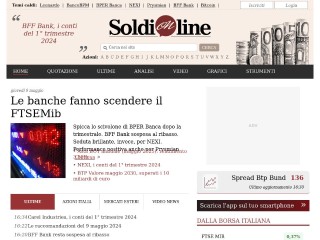 Screenshot sito: SoldiOnline.it