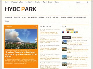 Screenshot sito: Hyde Park