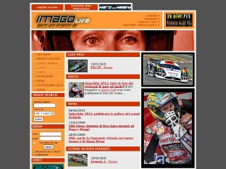Screenshot sito: ImagoLive Races