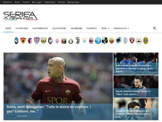Screenshot sito: Serie A News