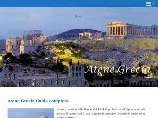 Screenshot sito: AteneGrecia.it