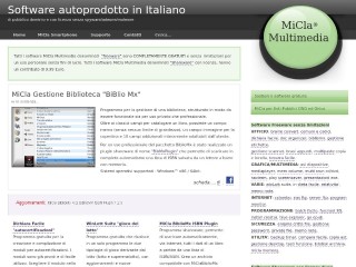 Screenshot sito: MiCla