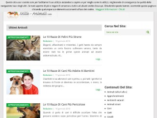 Screenshot sito: Mille-animali.com