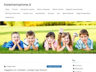 Screenshot sito: Insiememamme.it