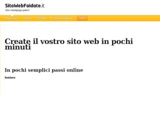 Screenshot sito: SitoWebFaidate.it