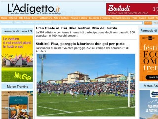 Screenshot sito: Ladigetto.it