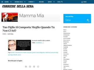 Screenshot sito: Mammamia