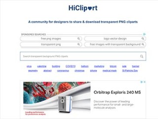 Screenshot sito: HiClipart