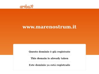 Screenshot sito: Marenostrum.it
