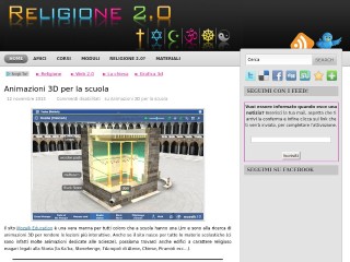Screenshot sito: Religione 2.0