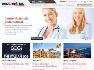 Screenshot sito: Centro Nazionale Endometriosi