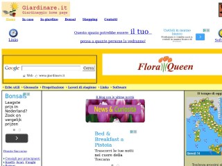 Screenshot sito: Giardinare.it